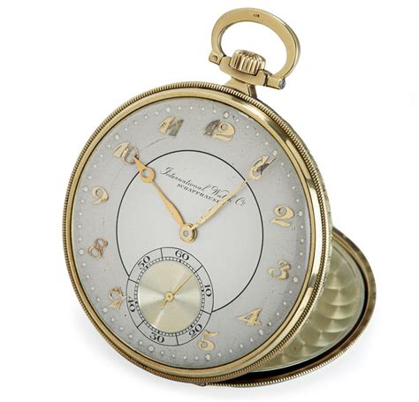 iwc gold pocket watch|iwc pocket watch serial numbers.